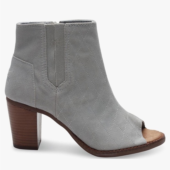 TOMS Women's Majorca Booties in Heather Grey Size 11 - Picture 2 of 10